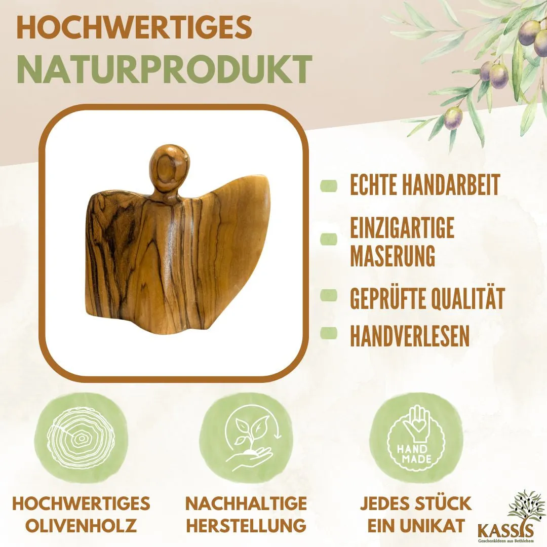 Kassis Engel Figur aus Olivenholz Bethlehem