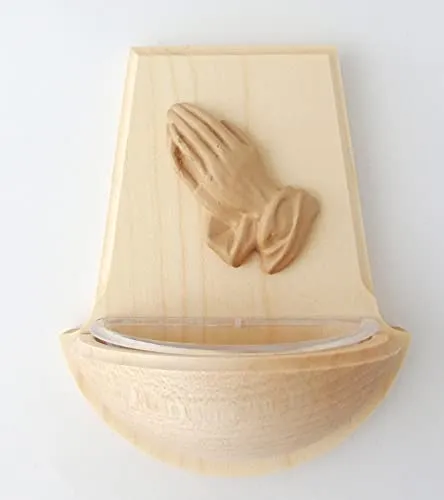 KVN Weihkessel Ahorn mit betenden Händen 11 x 9 cm