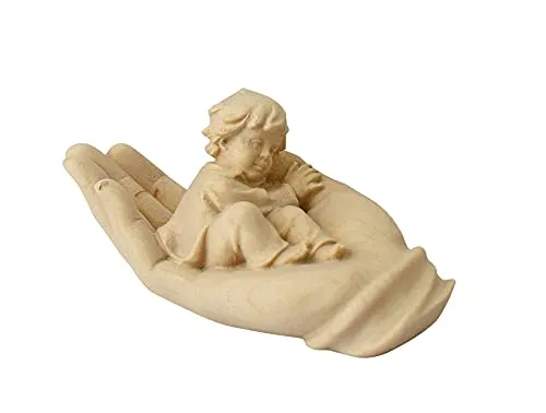 KVN Schützende Hand Holzfigur Ahorn natur