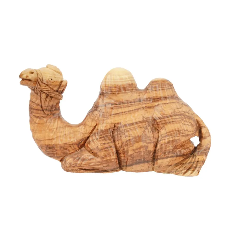 Kassis Geschenkartikel Kamel Krippenfigur 13 cm Olivenholz