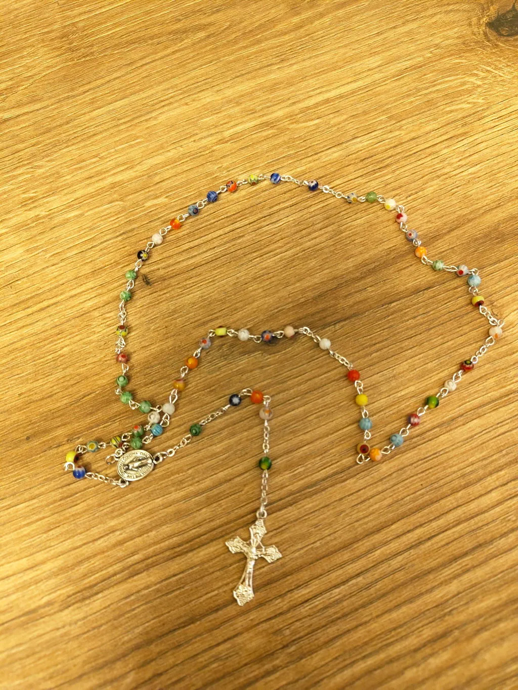 Scheichelbauer Murano Rosenkranz bunt Glas
