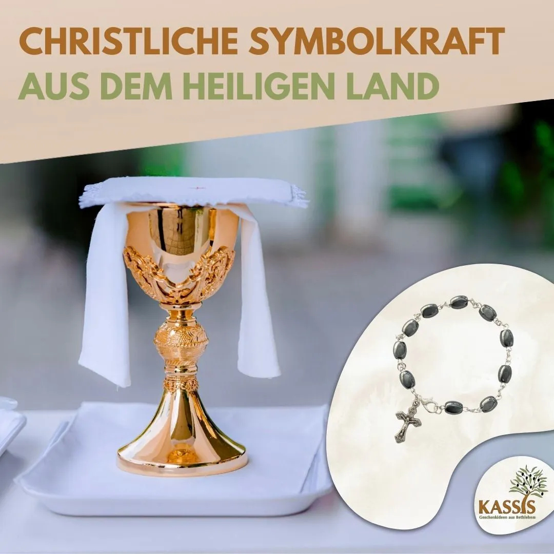 Kassis Geschenkartikel Hämatit Armband Metallelemente