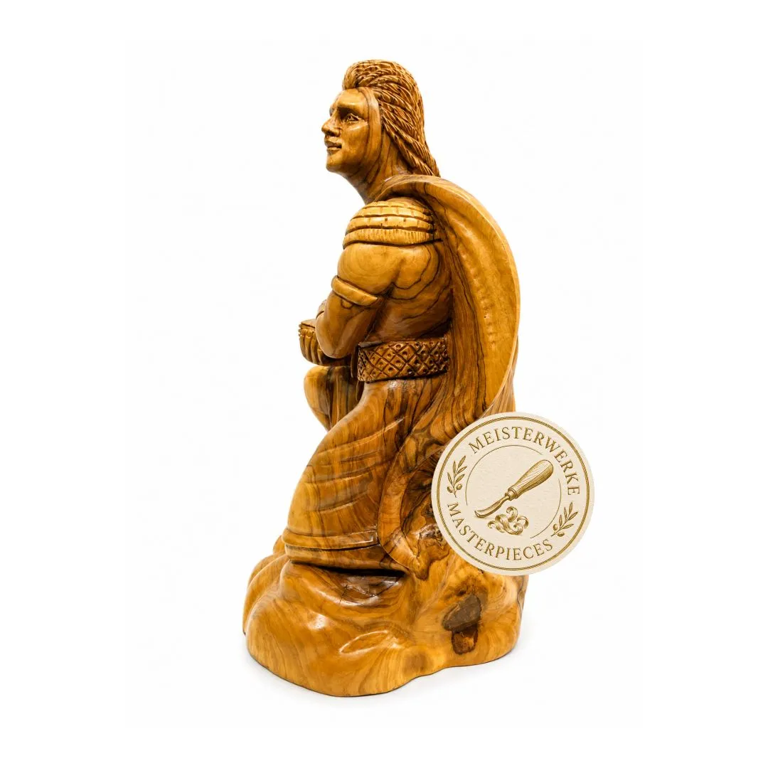 Kassis Geschenkartikel Nephi Son of Lehi Skulptur Olivenholz