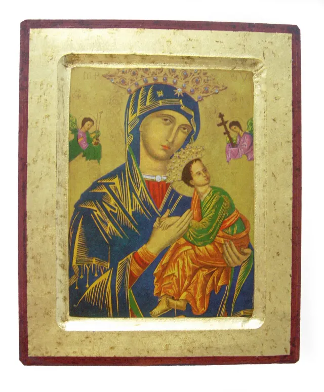 KVN Griechische Ikone Mutter Gottes Immerwährende Hilfe ca. 24 x 20 cm