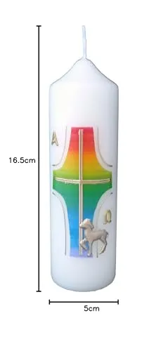 KVN Osterkerze mit Wachsauflage aus Wachs 260 g