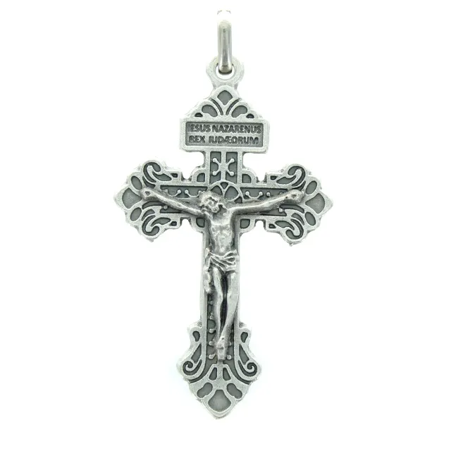 Palais du Rosaire Kreuz der Vergebung Metallkreuz 5 cm