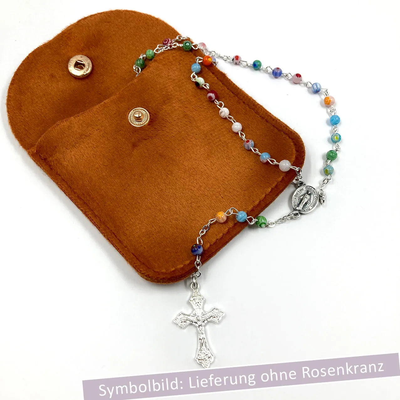 Rosenkränze Scheichelbauer Rosenkranz-Beutel Samt 8x8 cm