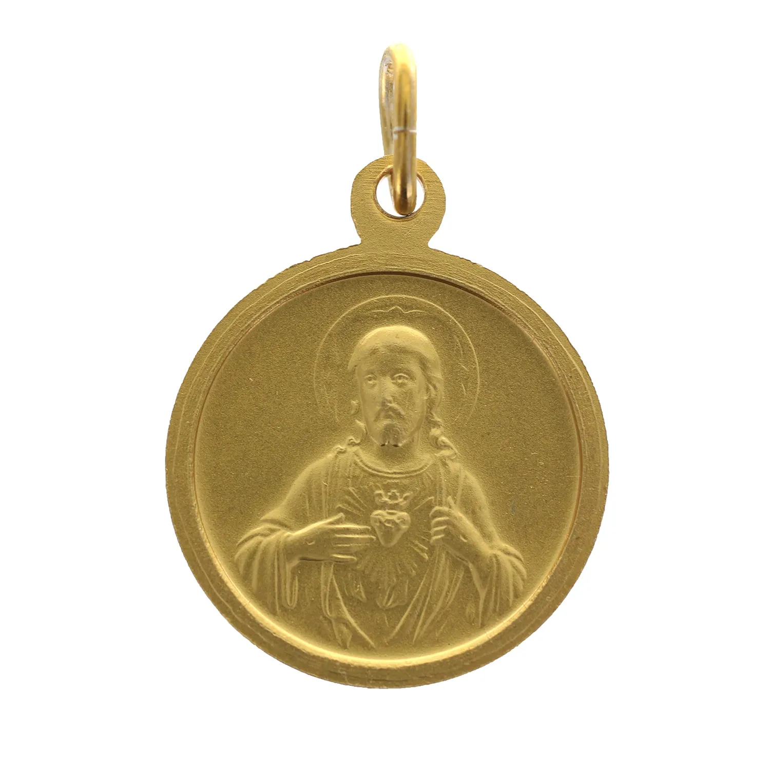 Palais du Rosaire Skapulier Medaille vergoldet 18 mm