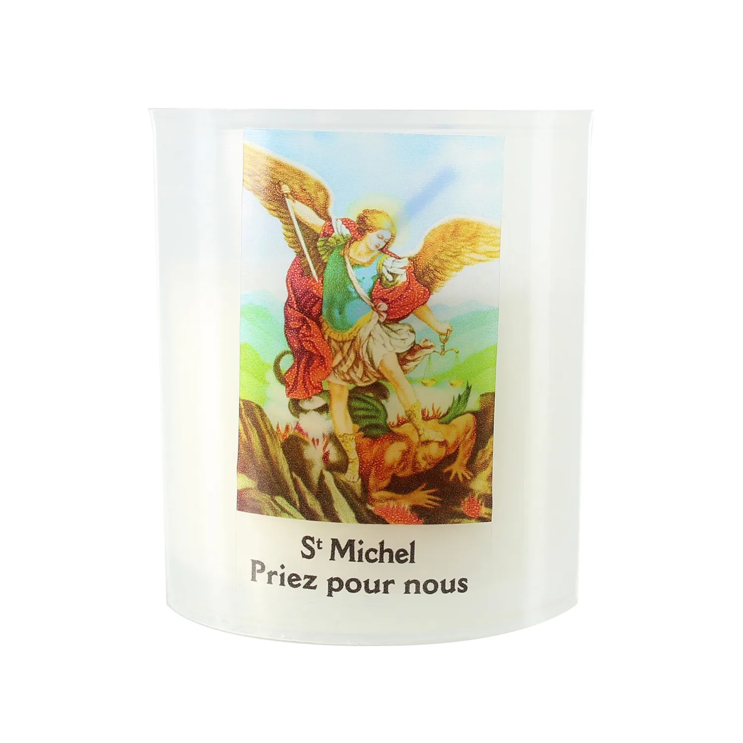 Palais du Rosaire St. Michael Kerzen 4er-Set 20 Stunden 6 cm Wachs
