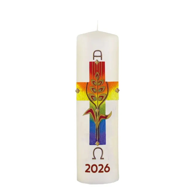 CERION Ostertischkerze HO 100 Osterkerze mit Geschenkkarton