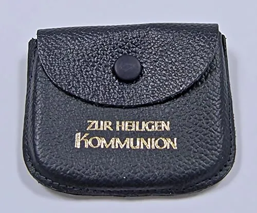 KVN Rosenkranz Etui Rindleder mit Text