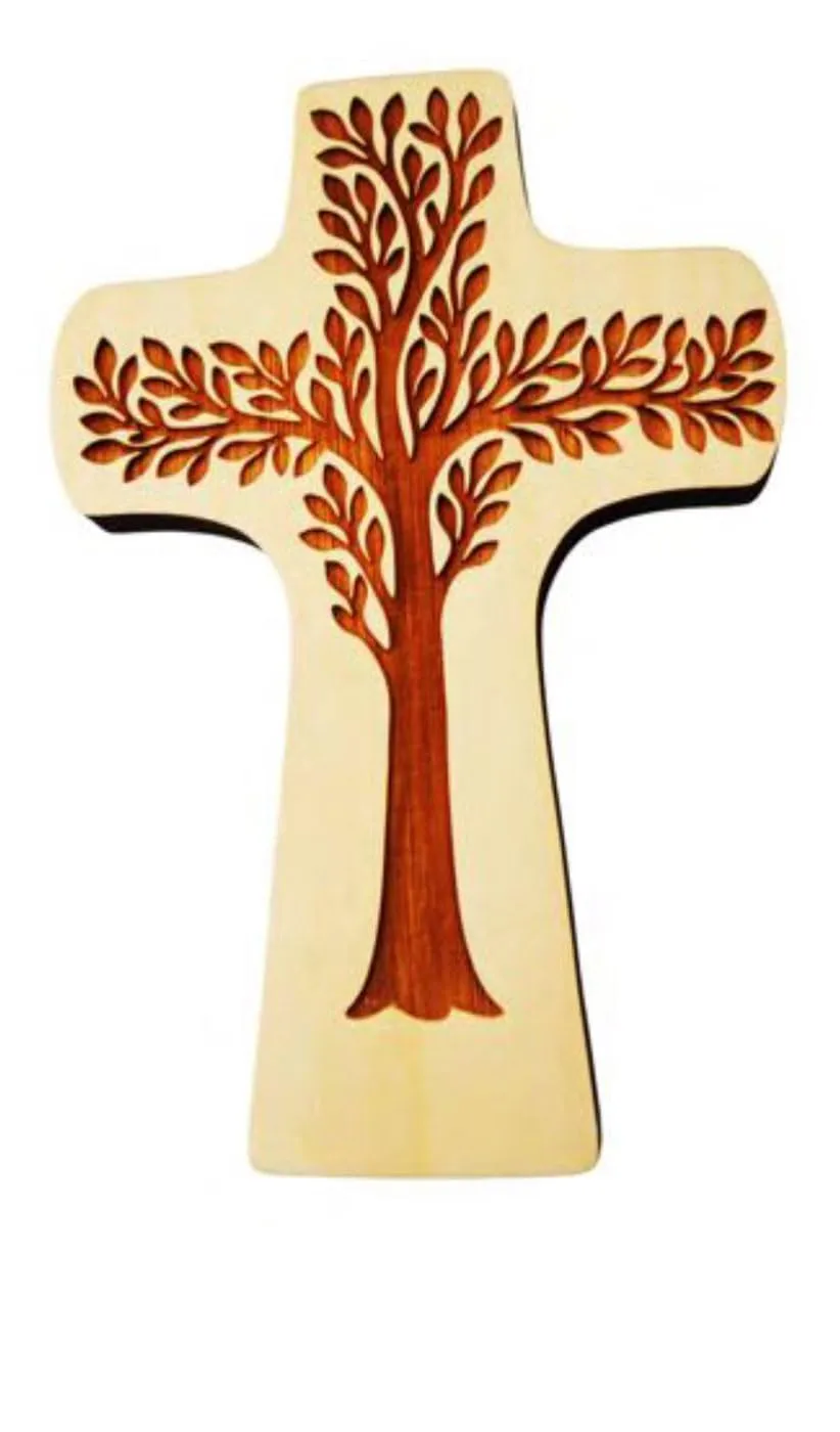 KVN Kreuz Holz Wandkreuz