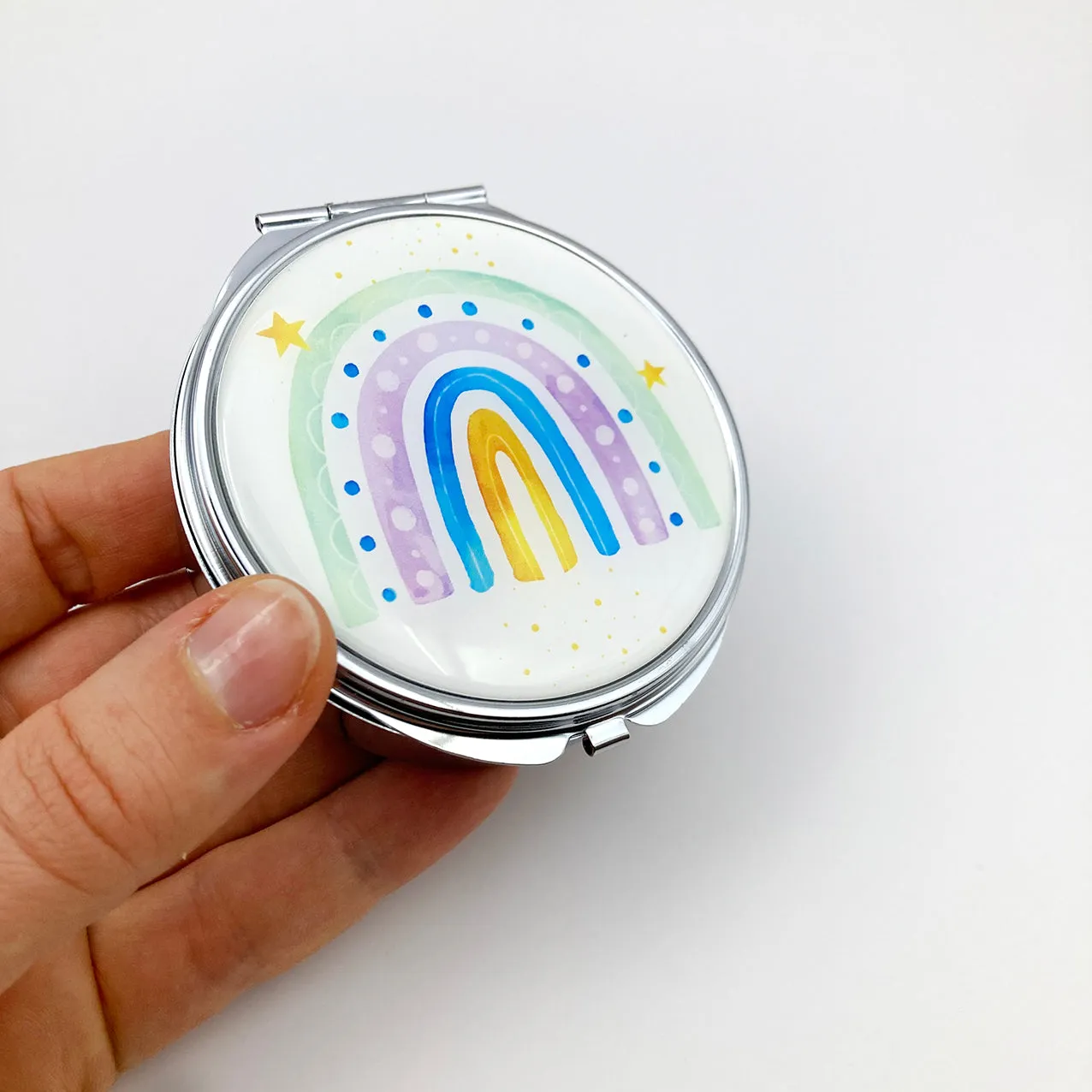 Scheichelbauer Regenbogen Schmuckdose Rosenkranz Ø 7 cm