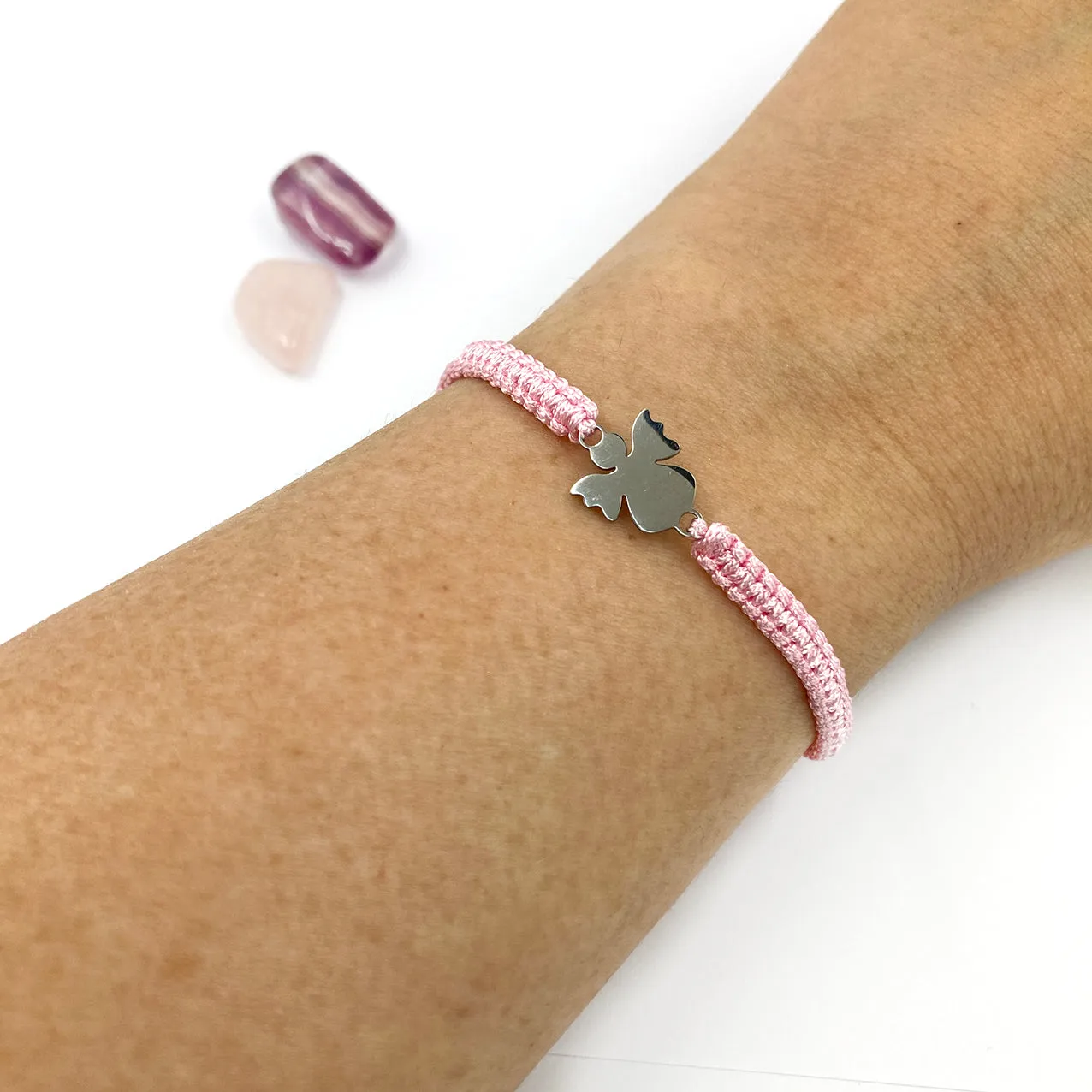 Rosenkranz-Shop Engel Kinderarmband Edelstahl