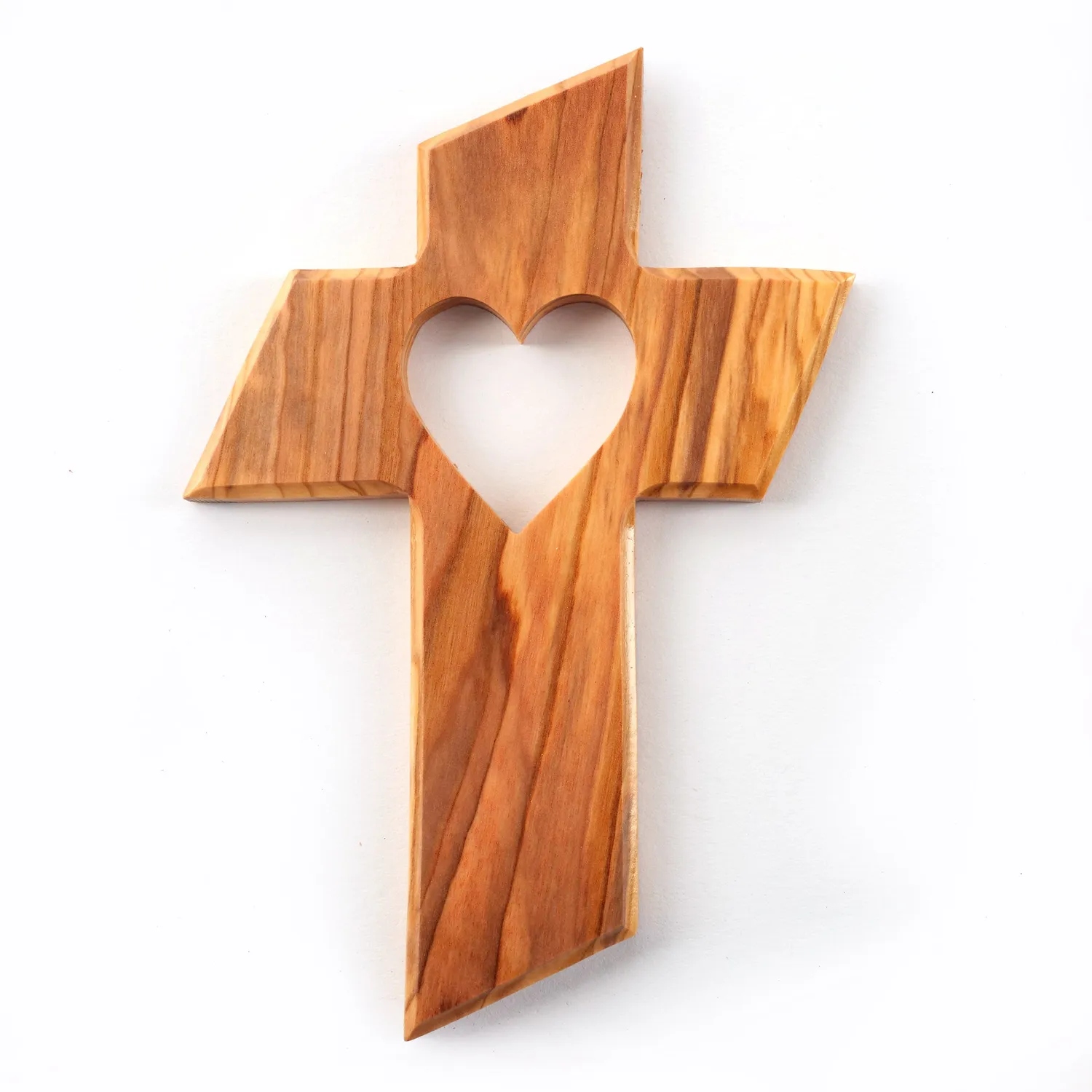 Kassis Geschenkartikel Kreuz Wandkreuz Olivenholz 13 cm