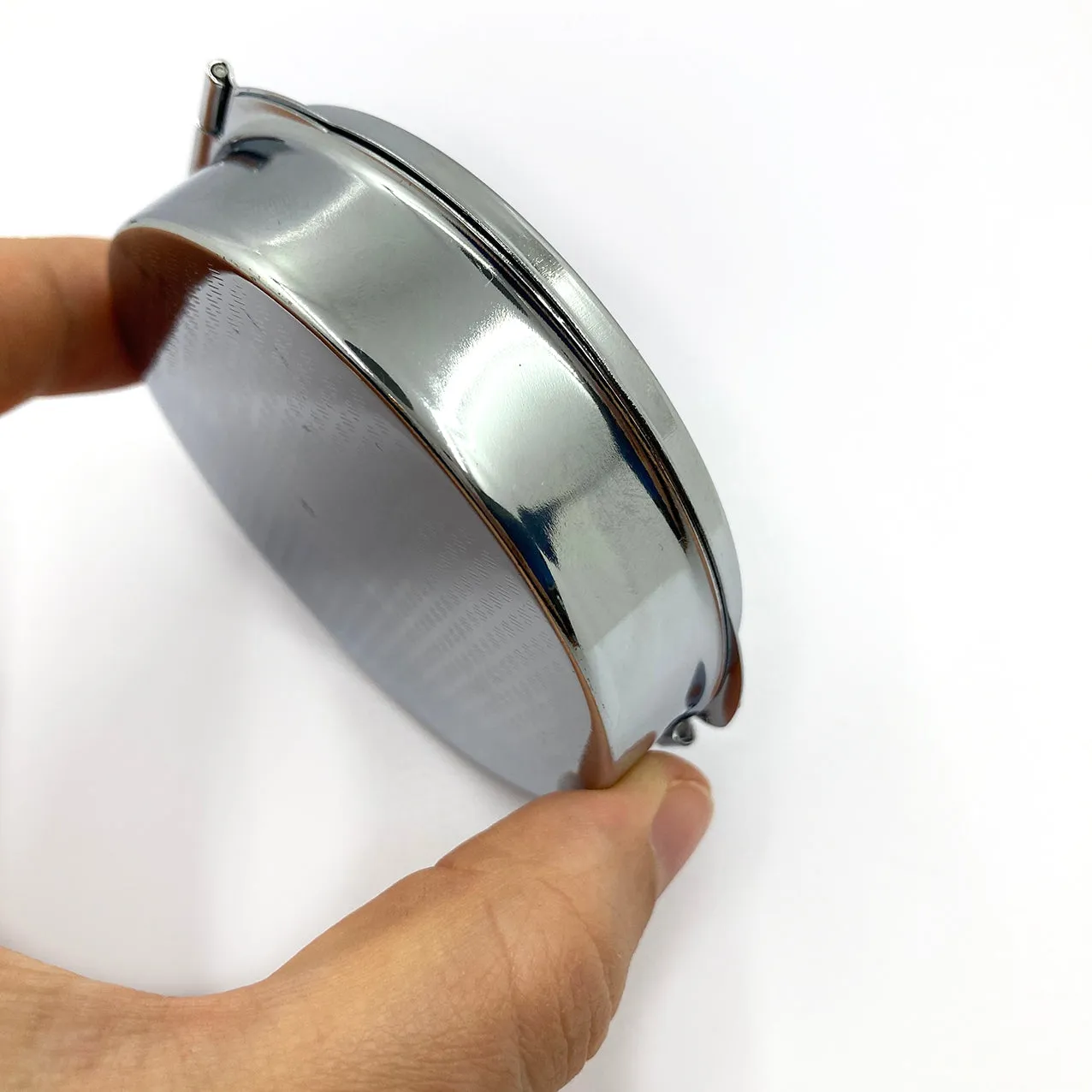 Scheichelbauer Rosenkranzdose Fisch Metall Ø 7 cm