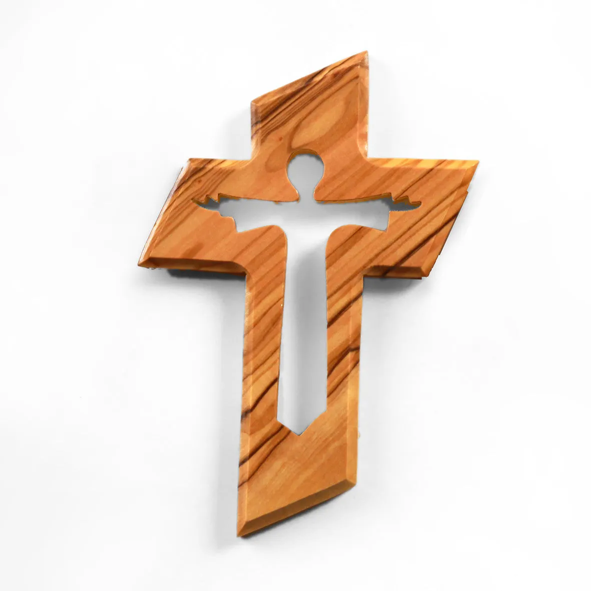 Kassis Geschenkartikel Kreuz Wandkreuz Olivenholz 13 cm