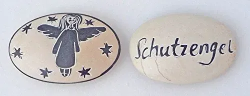 KVN MaMeMi Handschmeichler Schutzengel weiß Speckstein