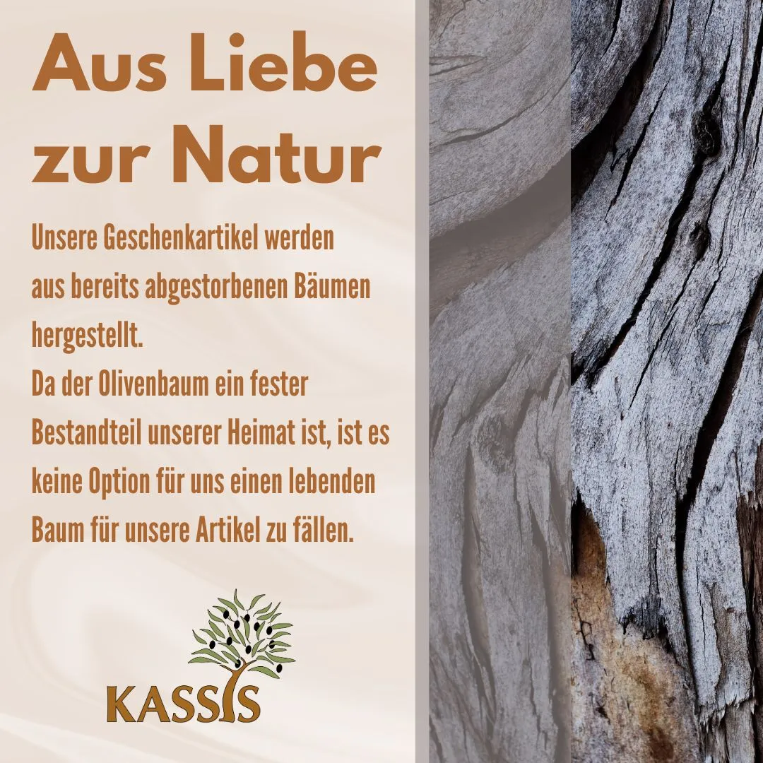 Kassis Zwei Delfine Skulptur Olivenholz 32 cm Bethlehem