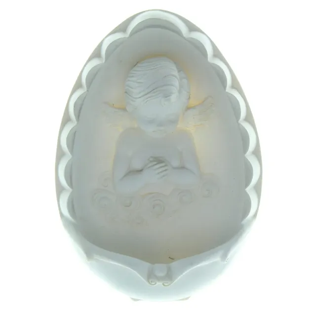 Palais du Rosaire Engel Weizenbaum weiß 17 x 11 cm
