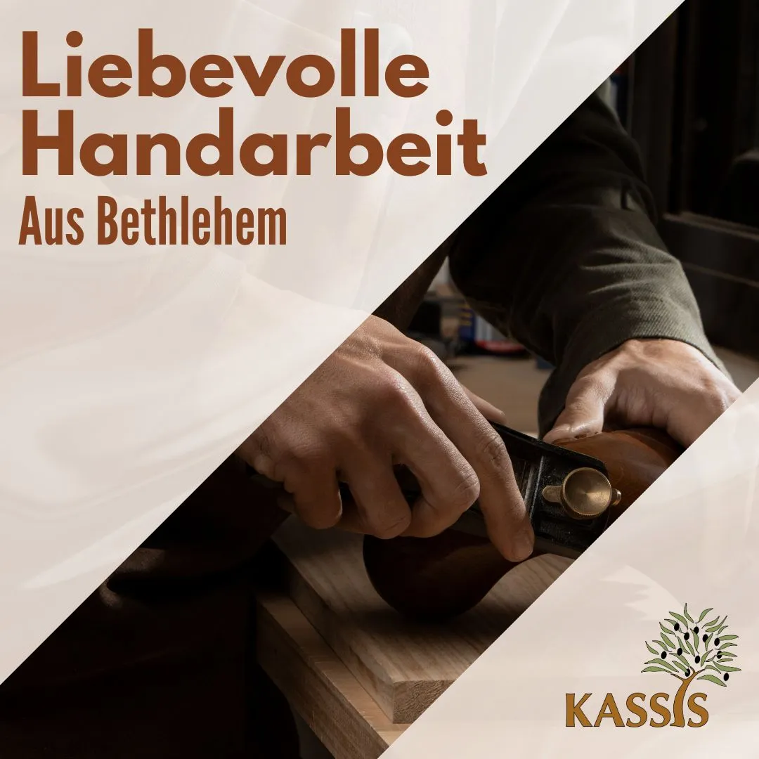 Kassis Dromedar Krippenfigur Olivenholz 11,5 cm Bethlehem
