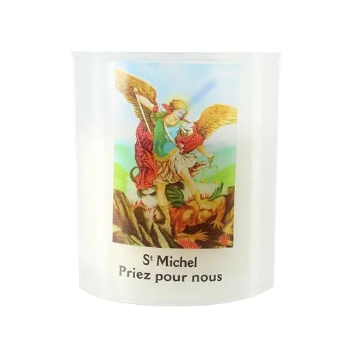 Palais du Rosaire St. Michael Kerzen 4er-Set 20 Stunden 6 cm Wachs