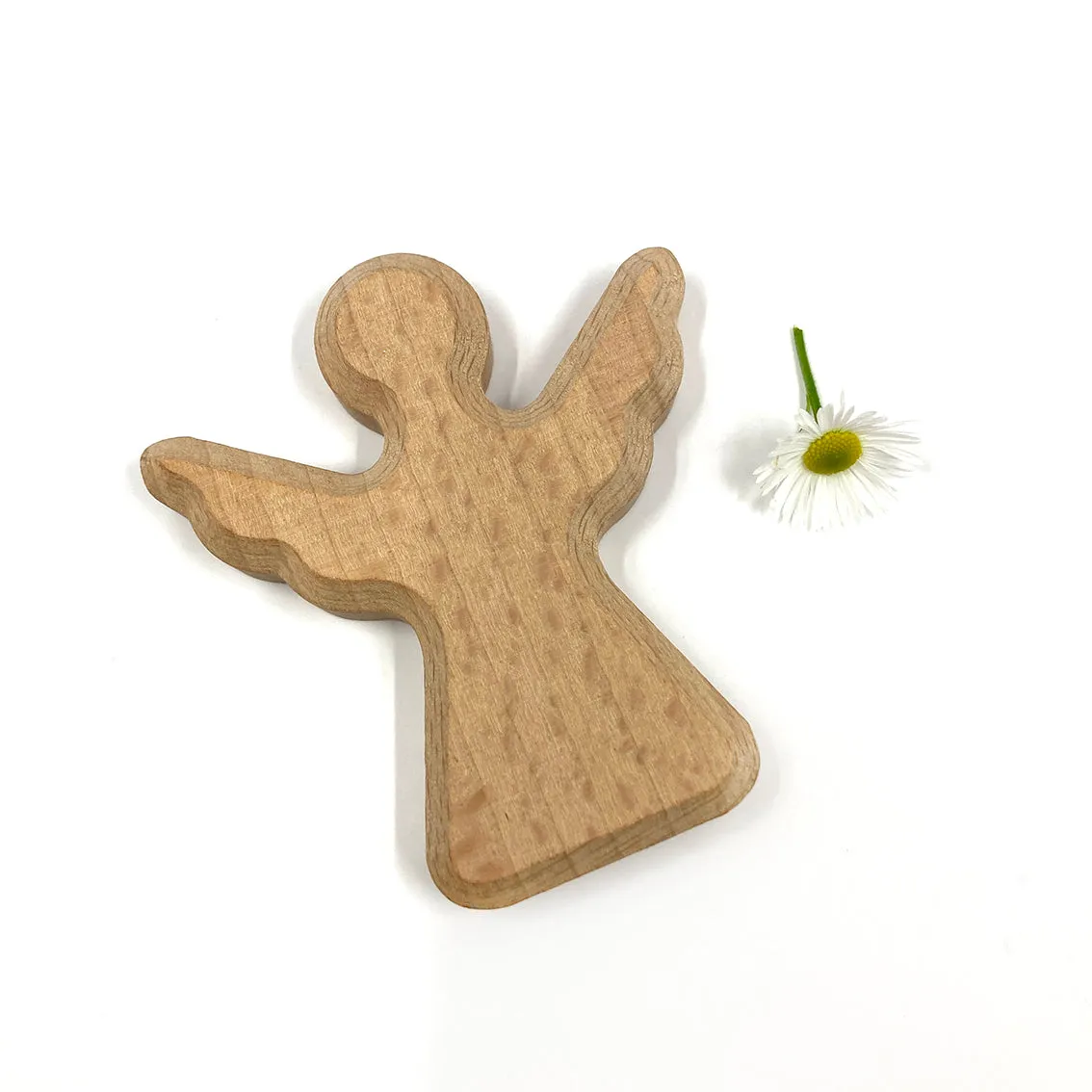 Scheichelbauer Kleiner Engel Handschmeichler Holzengel 6,5 cm natur