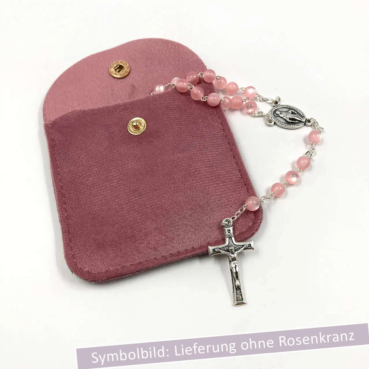 Rosenkränze Scheichelbauer Rosenkranz-Beutel Samt 8x8 cm