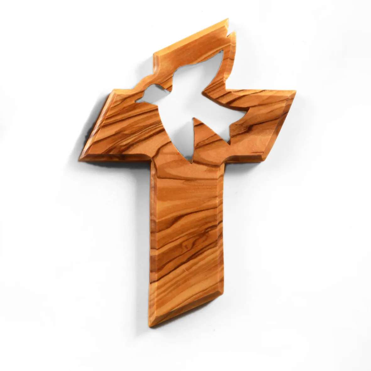 Kassis Geschenkartikel Kreuz Wandkreuz Olivenholz 13 cm
