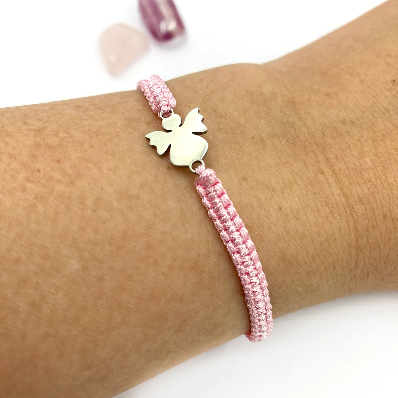Rosenkranz-Shop Engel Kinderarmband Edelstahl