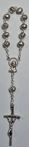 KVN MaMeMi Finger-Rosenkranz Metall Rosenform