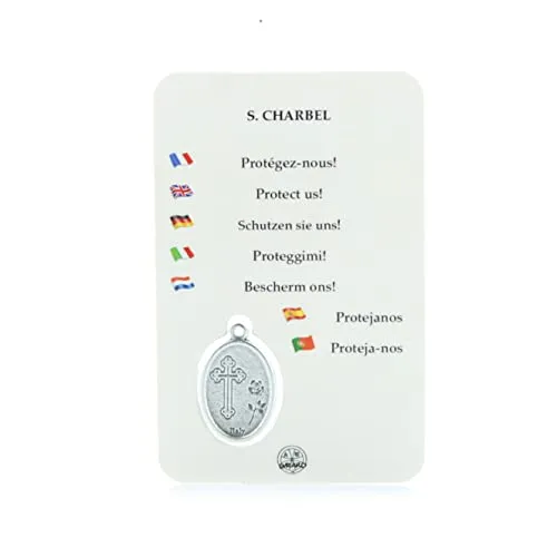 Palais du Rosaire Saint Charbel religiöses Bild mit Medaille Aluminium