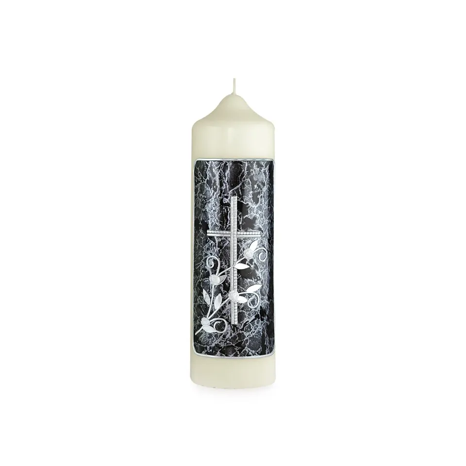 CERION SK 141 Sterbekerze 215x60 mm handverziert