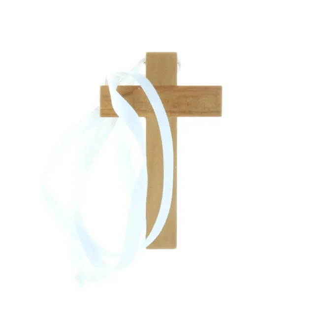 Palais du Rosaire Morgenkreuz Kommunionkreuz Holz 9,5 cm