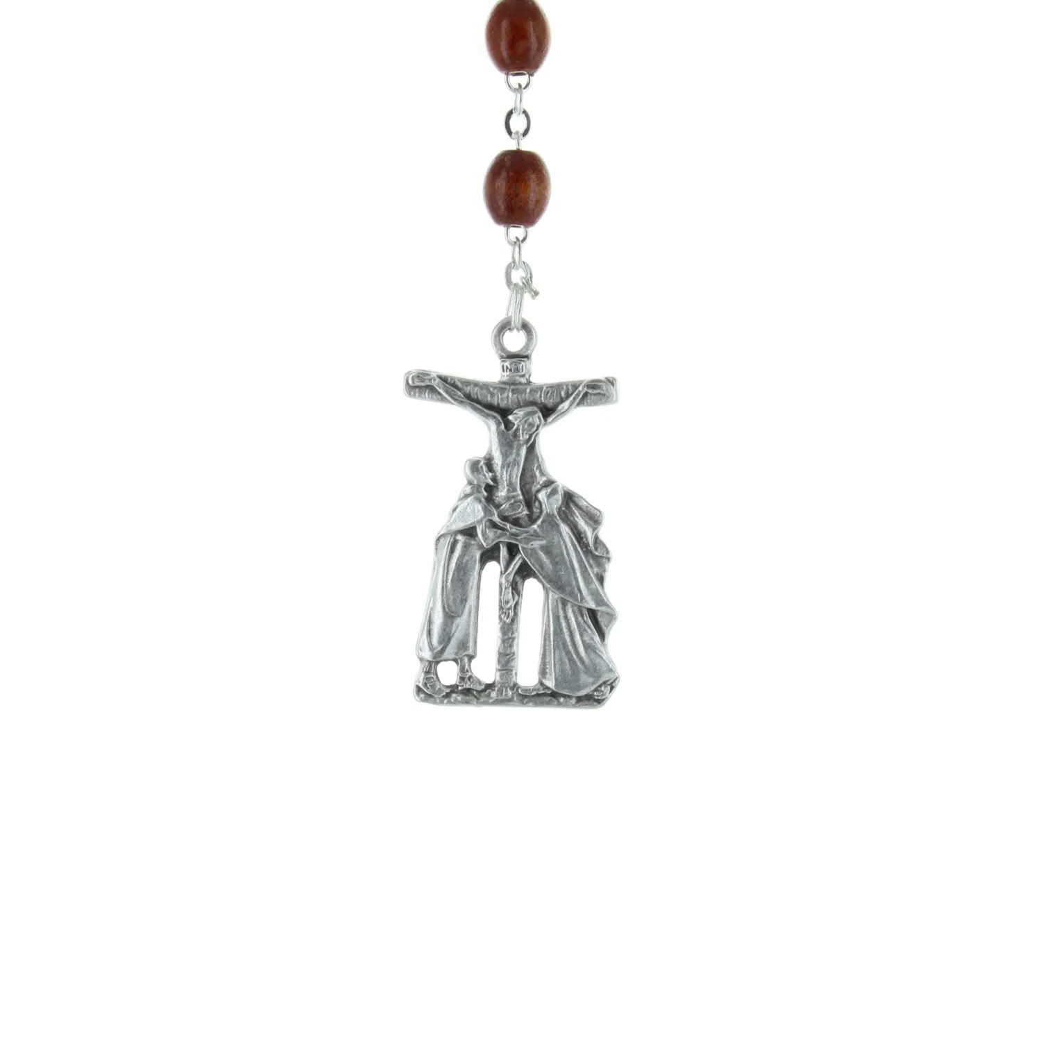 Palais du Rosaire Kreuzweg Rosenkranz Holz