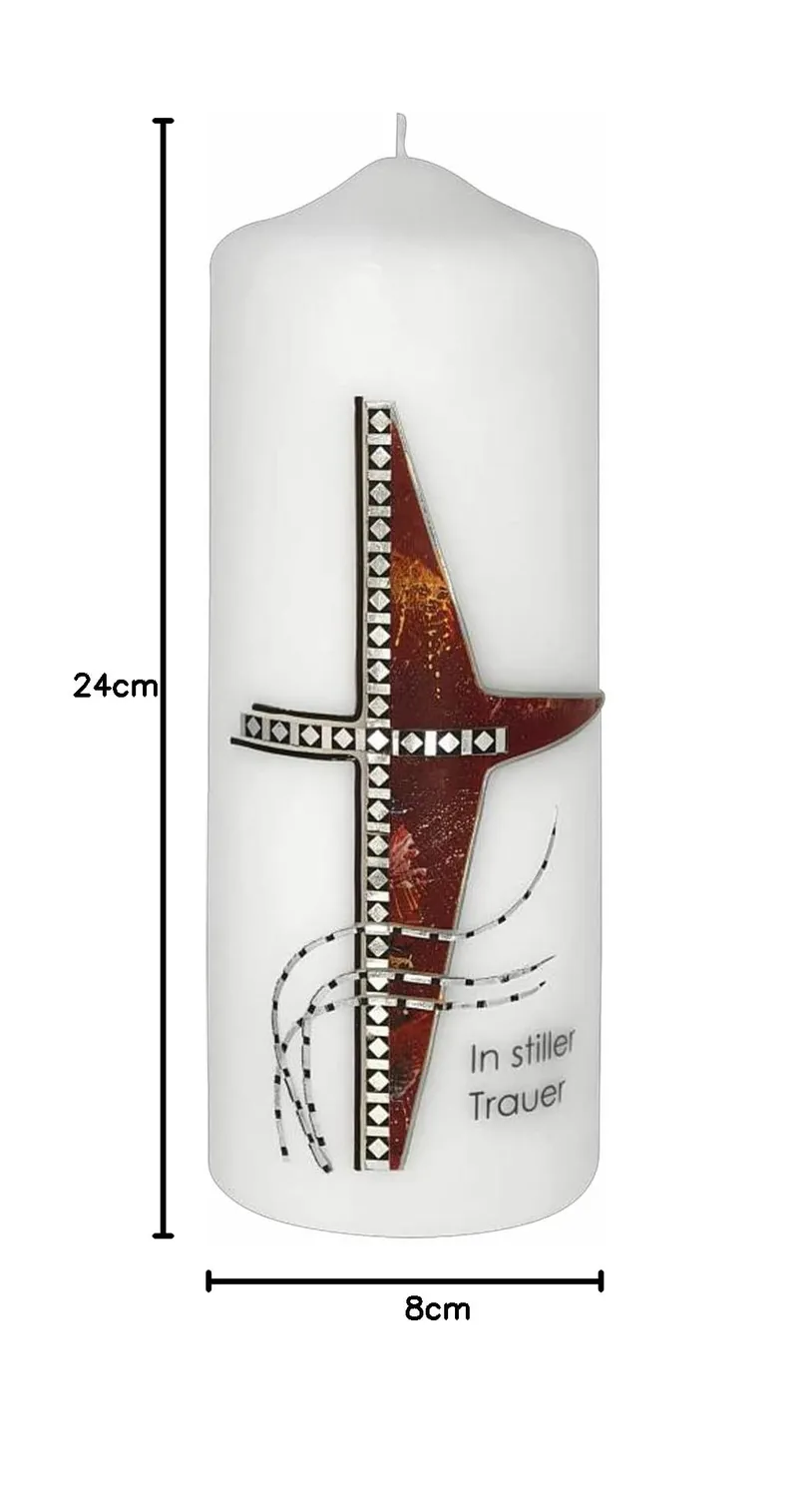 KVN Trauer-Kerze In stiller Trauer 220 x 80 mm