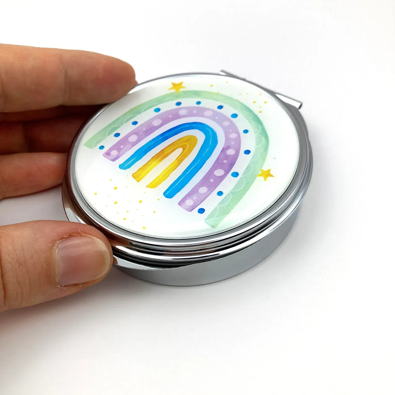 Scheichelbauer Regenbogen Schmuckdose Rosenkranz Ø 7 cm