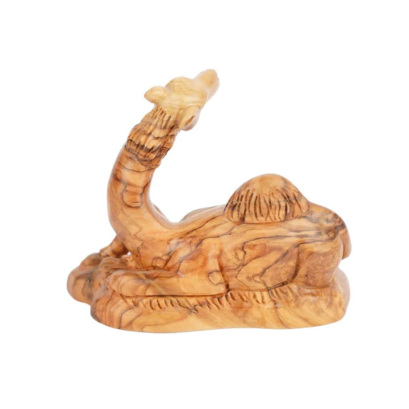 Kassis Dromedar Krippenfigur Olivenholz 11,5 cm Bethlehem