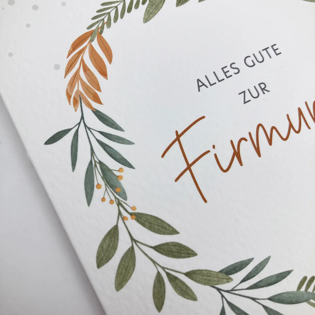 Scheichelbauer Zweige Glückwunschkarte Firmung A6 neutral