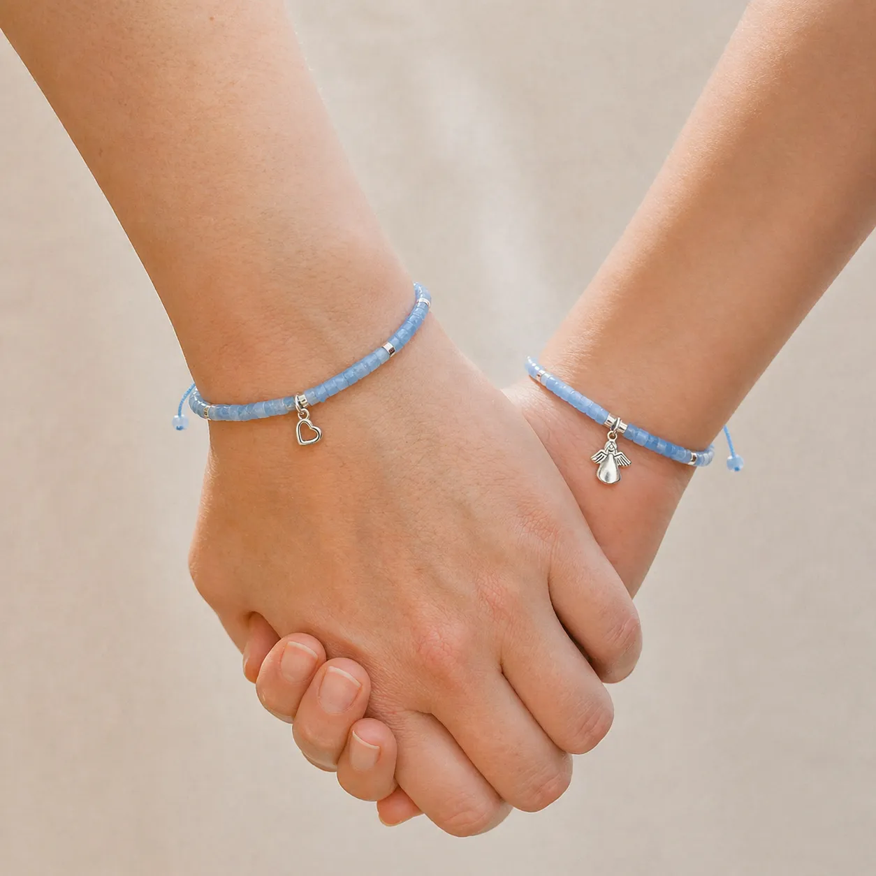 Rosenkranz-Shop Partner-Armband Firmung Edelstein verstellbar