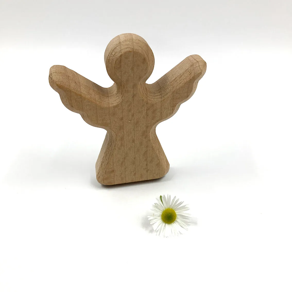 Scheichelbauer Kleiner Engel Handschmeichler Holzengel 6,5 cm natur