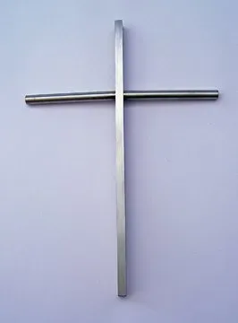 KVN MaMeMi Edelstahlkreuz 17 x 12 cm