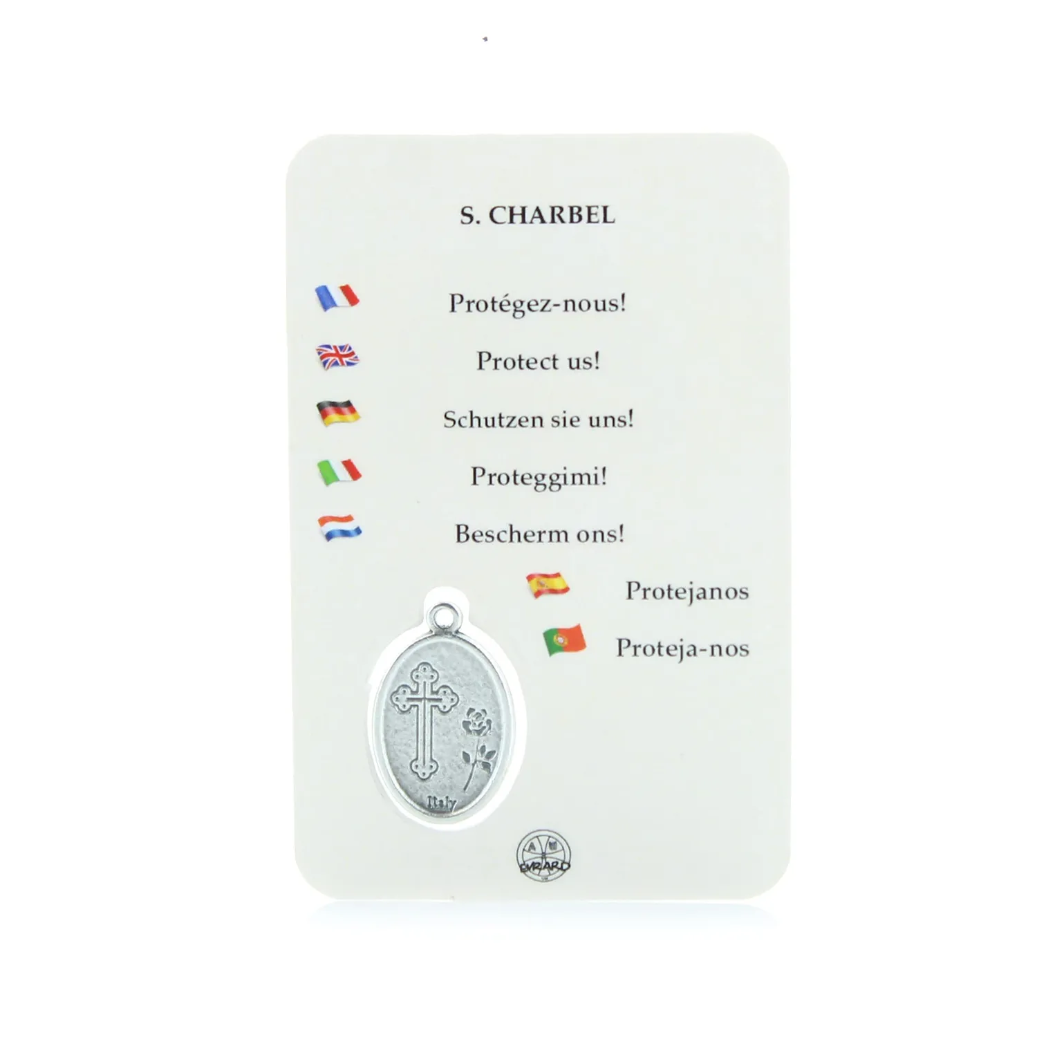 Palais du Rosaire Saint Charbel religiöses Bild mit Medaille Aluminium