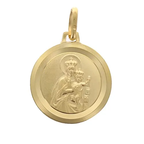 Palais du Rosaire Christus Medaille vergoldet 16 mm