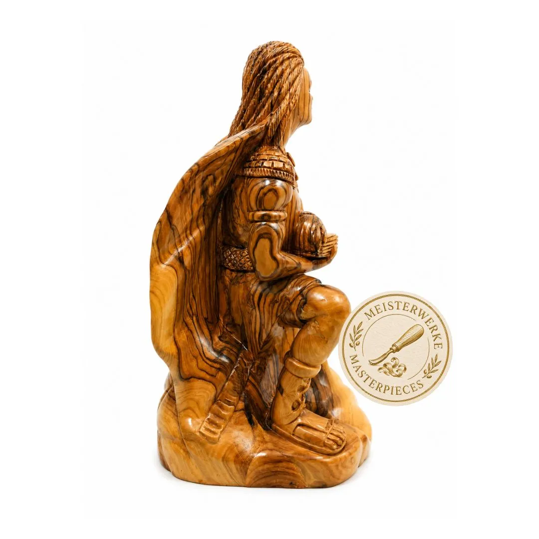 Kassis Geschenkartikel Nephi Son of Lehi Skulptur Olivenholz