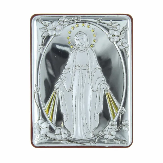 Palais du Rosaire Rahmen Wundertätige Jungfrau 5x6,5 cm Holz