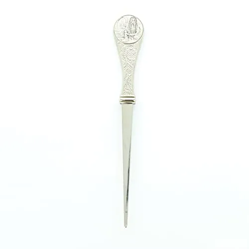 Palais du Rosaire Papierschneider Erscheinung Metall Brieföffner 17 cm