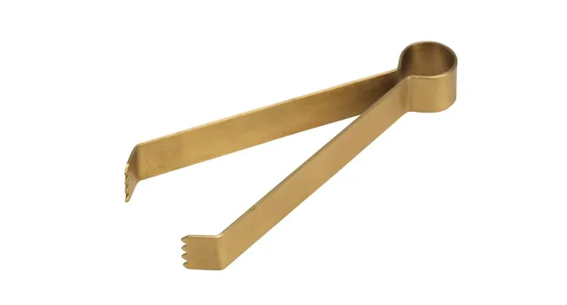 KVN Kohlen-Zange Messing 11,5 cm
