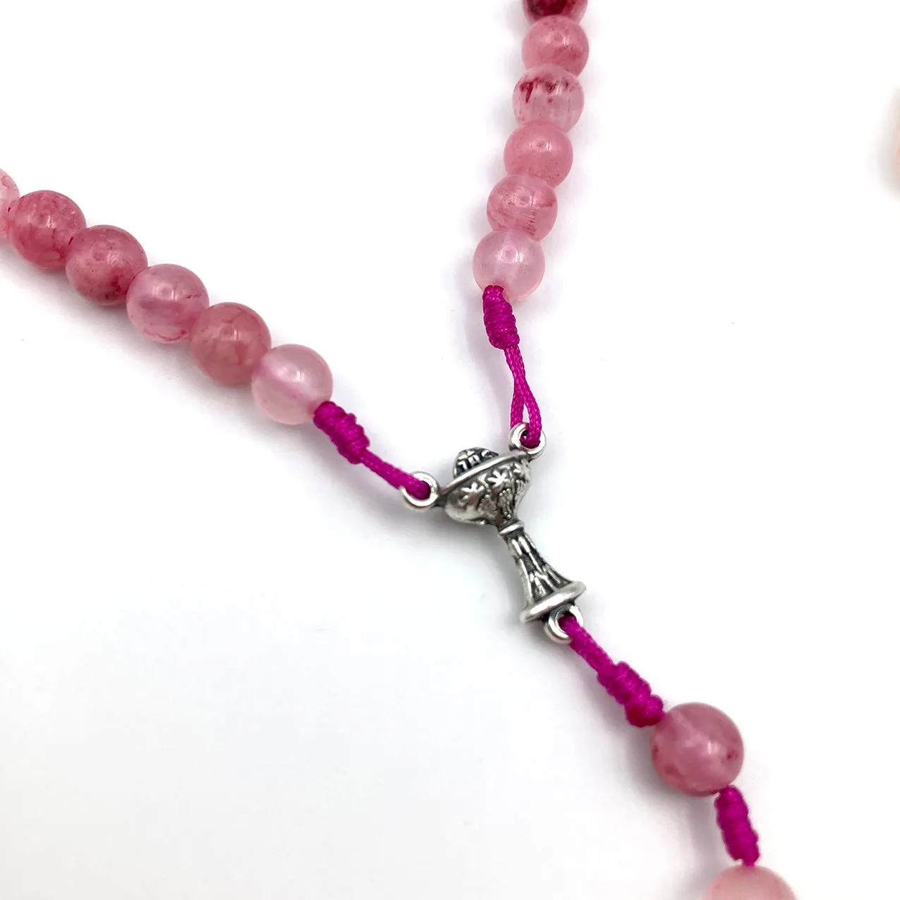 Scheichelbauer Edelstein Rosenkranz personalisierbar