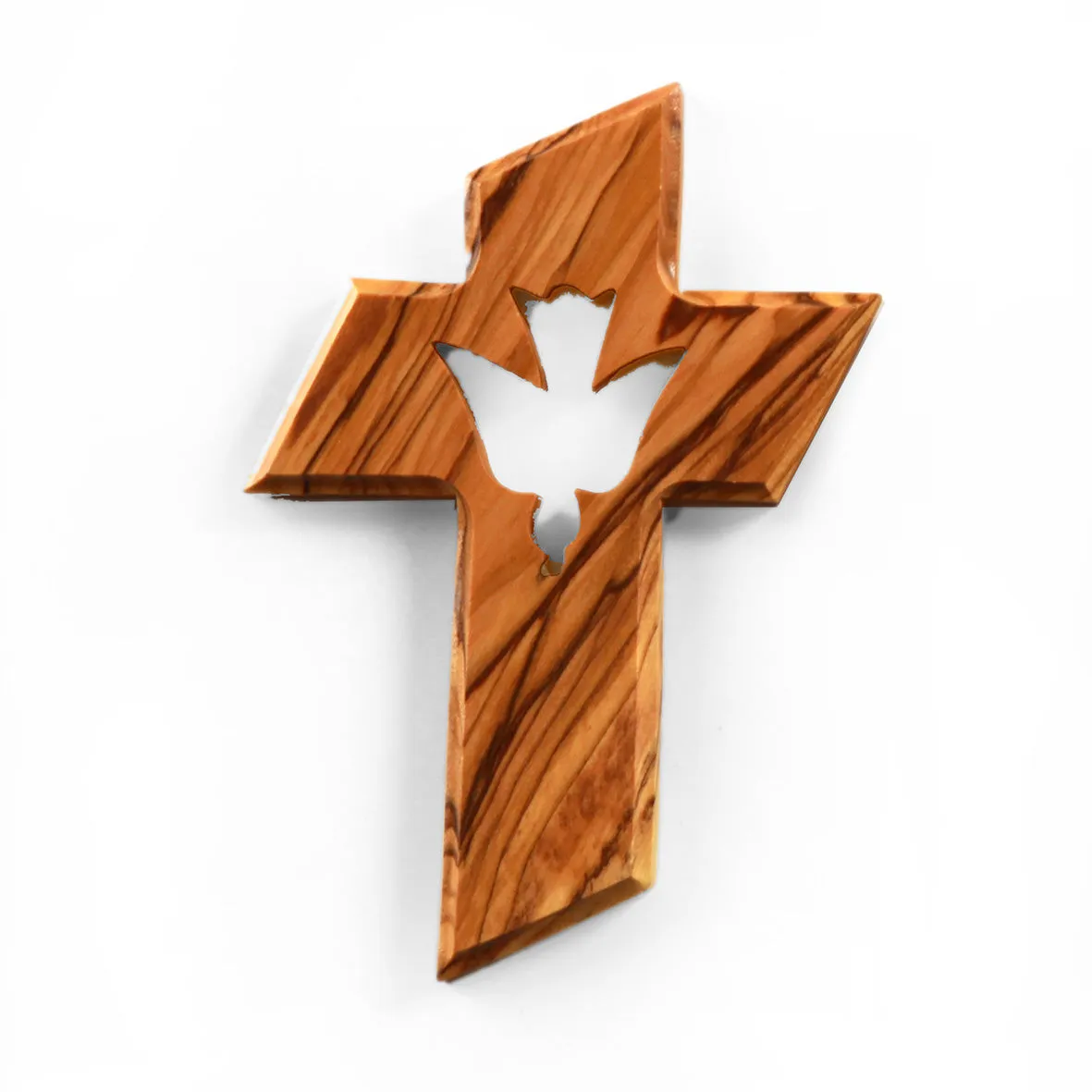 Kassis Geschenkartikel Kreuz Wandkreuz Olivenholz 13 cm